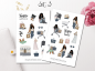 Preview: Girls Shopping Sticker Set